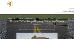 Desktop Screenshot of nampahighway1.com